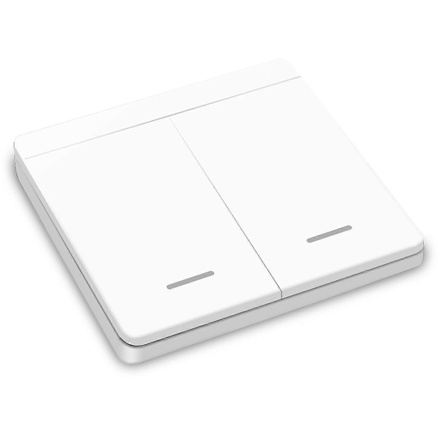 Wireless Light Switch, 86 Rf Safety Switch For Wall Panel, Easy Installation Without Wiring