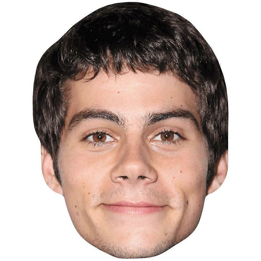 Dylan O'Brien (Stubble) Celebrity Mask, Flat Card Face