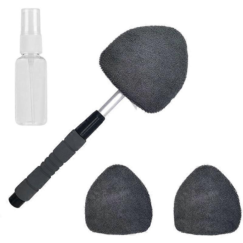 Car Window Cleaner, Windshield Cleaning Tool with Spray Bottle