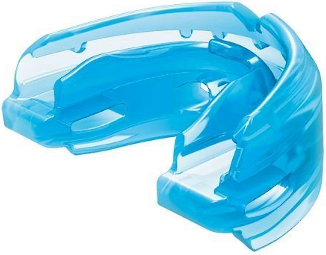 Supportive mouthguard with upper and lower tooth protection for sports Instant Fit technology