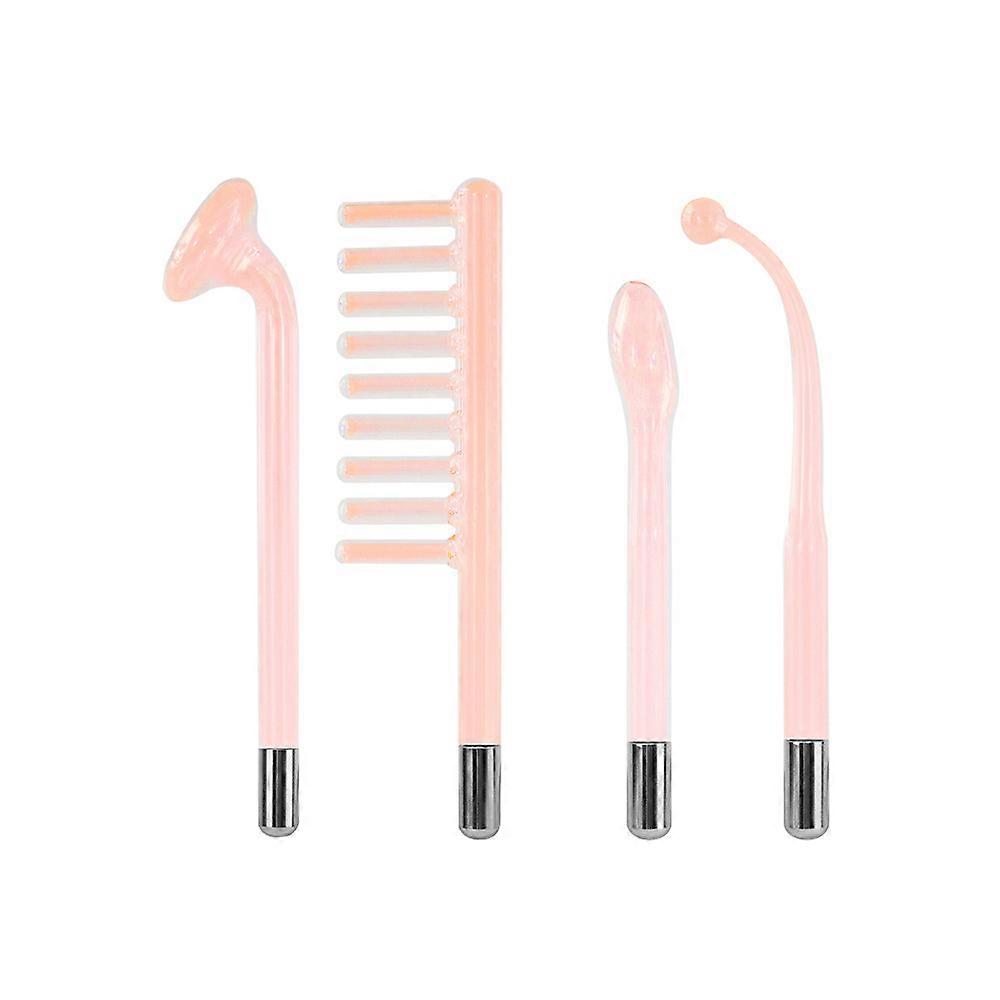 High Frequency Facial Treatment Device - Portable Handheld High Frequency Facial Treatment Device with 4 Different Tubes