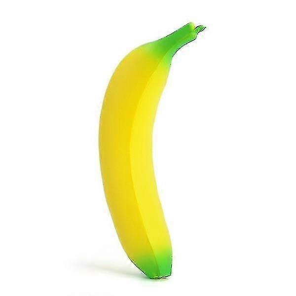Haute Imitation Banane Décompression Enfants Jouets Pinch Musique Décompression Jouets 1 Pack Jaune