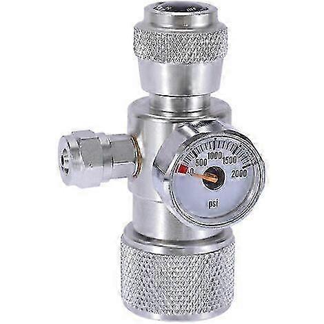 PB CO2 Regulator til Akvarium - Justerbar trykmåler - CO2 System til Vandplanter