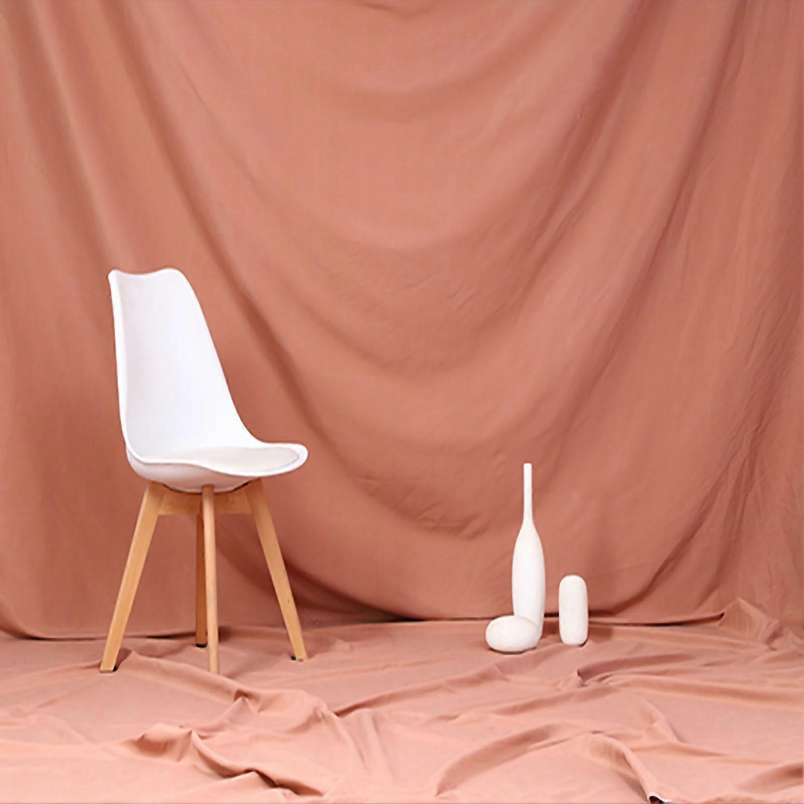 Photography Backdrop Photo Backdrop Cloth for Video Recording Portrait Photographer Studio Toffee Color 2x2.4m