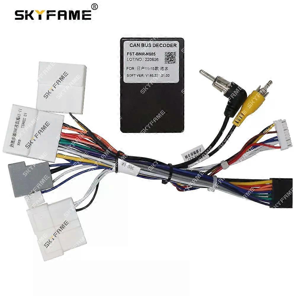Gjelder bil ledningsnett adapter canbus boks dekoder android radio strømkabel for nissan qashqaix-trail xtrail t32 BNR-NS05