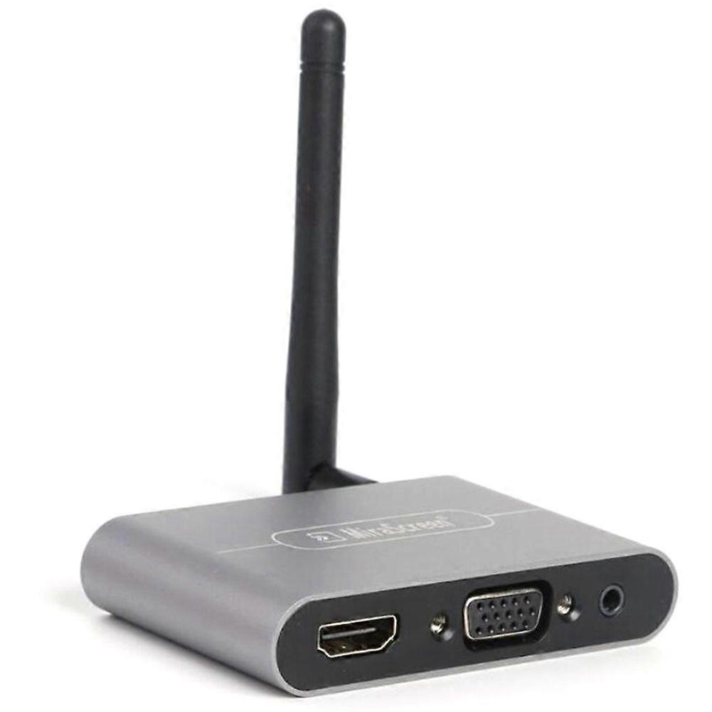 X6W Plus 4K Wireless -Compatible Display Adapter Dual Band 5GHz WiFi Receiver VGA Wireless Monitor