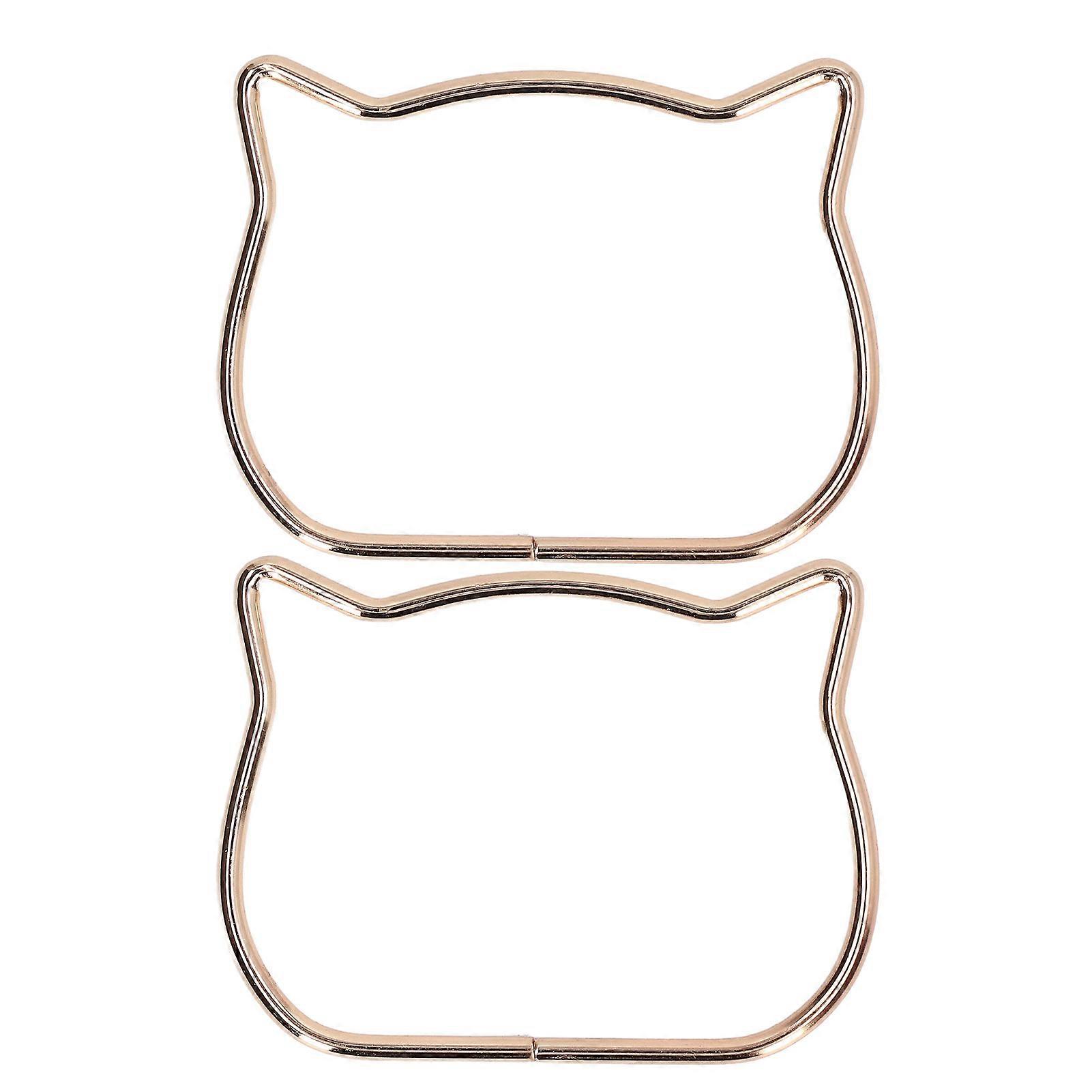 Purse Handle Cute Exquisite Cat Ears DIY Handbag Purse Handle Hardware Accessories