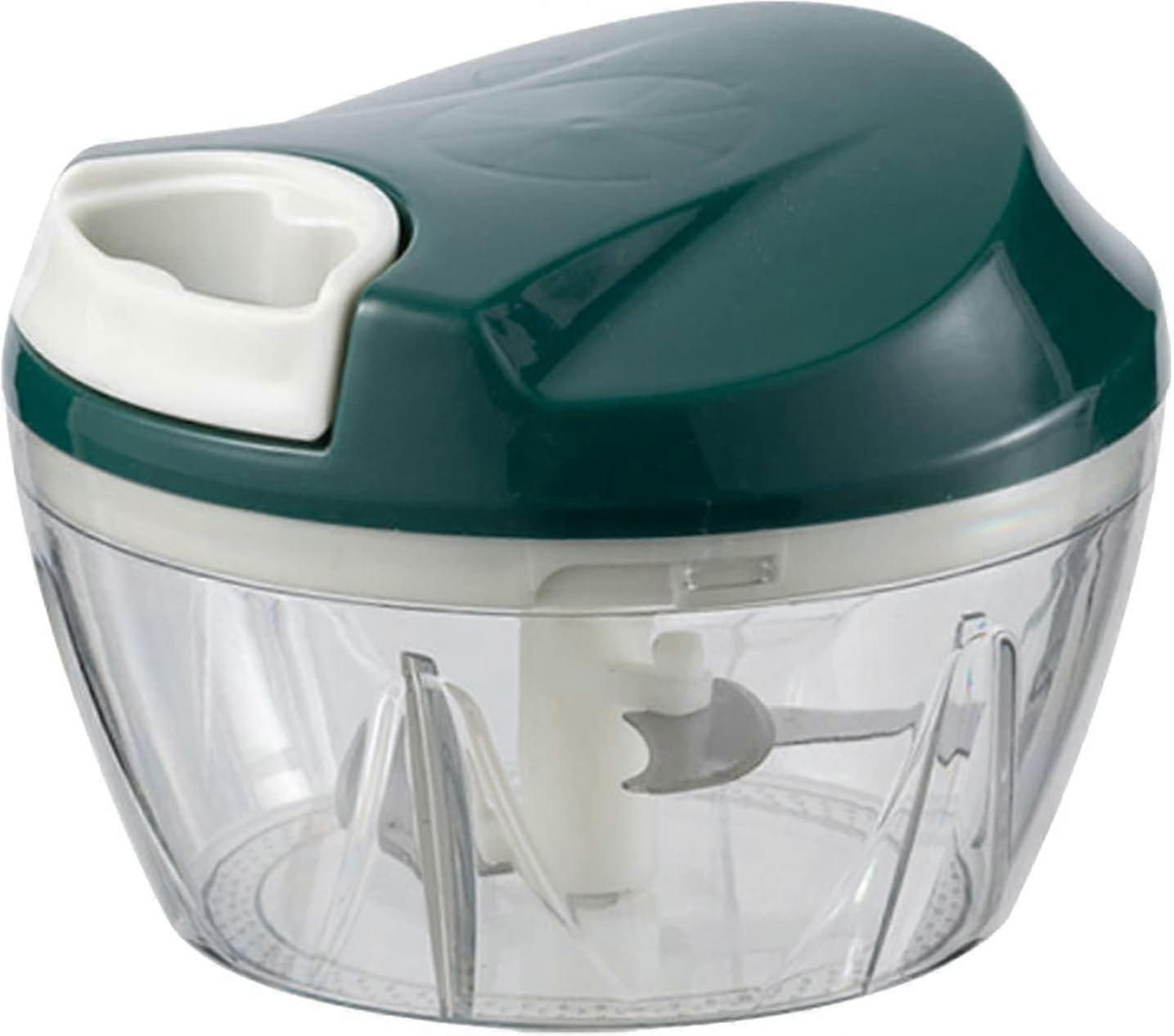 500ml Manual Pull Food Chopper,Hand Pull String Garlic Chopper for Kitchen, Easy