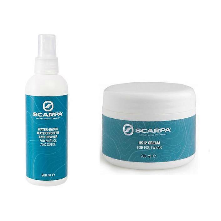 Scarpa HS12 Cream for Footwear 200ml and Scarpa Water-based Waterproofer and Reviver