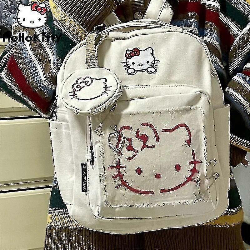 hello kitty graffiti backpack and Friends Electric Doodle All-over Print This bag features a white micro sequins front with a embroidered face art and 3D sequin ears topped with a pink metallic bow Herschel heritage backpack | Character