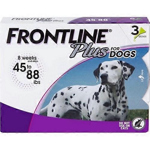 Frontline Plus For Dogs, 45-88 Lbs / 3 Pack