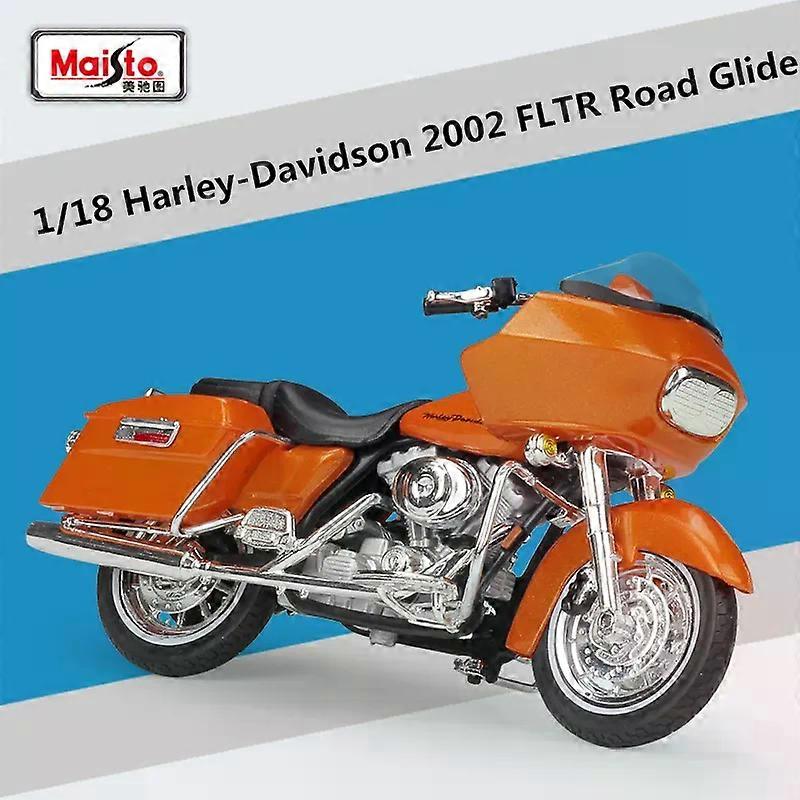 1:18 דוידסון 2018 CVO כביש גלייד סגסוגת אופנוע דגם Diecast קלאסי אופנוע דגם אוסף צעצועים לילדים מתנה MAXP