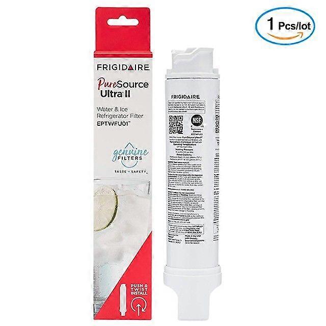 NSF Certified Brand Genuine EPTWFU01 Refrigerator Water Filter Compatible with EWF02 Frigidaire Pure source Ultra II