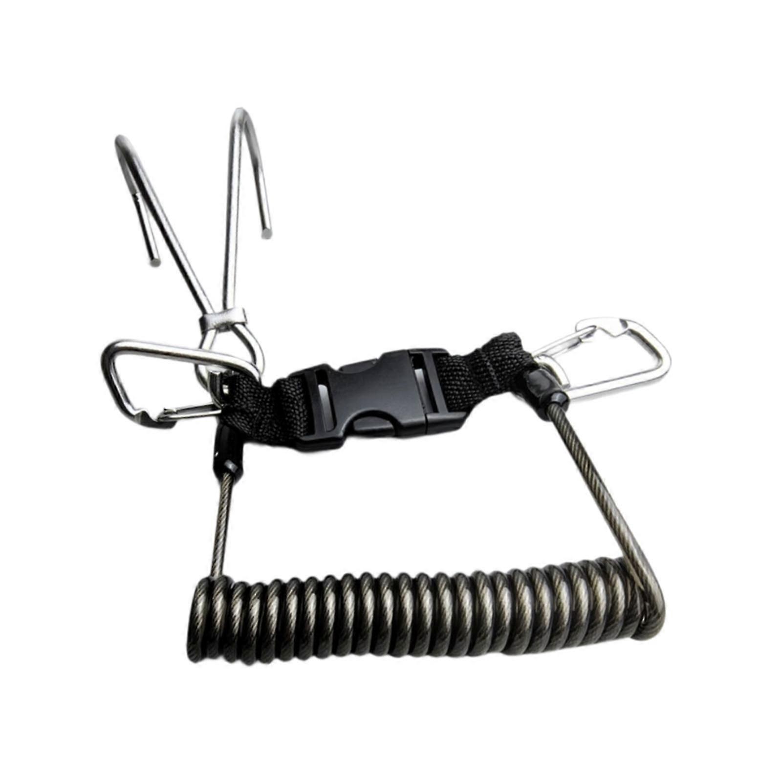 Scuba Diving Reefs Hook Safety Equipment Professional Practical Multipurpose Gray