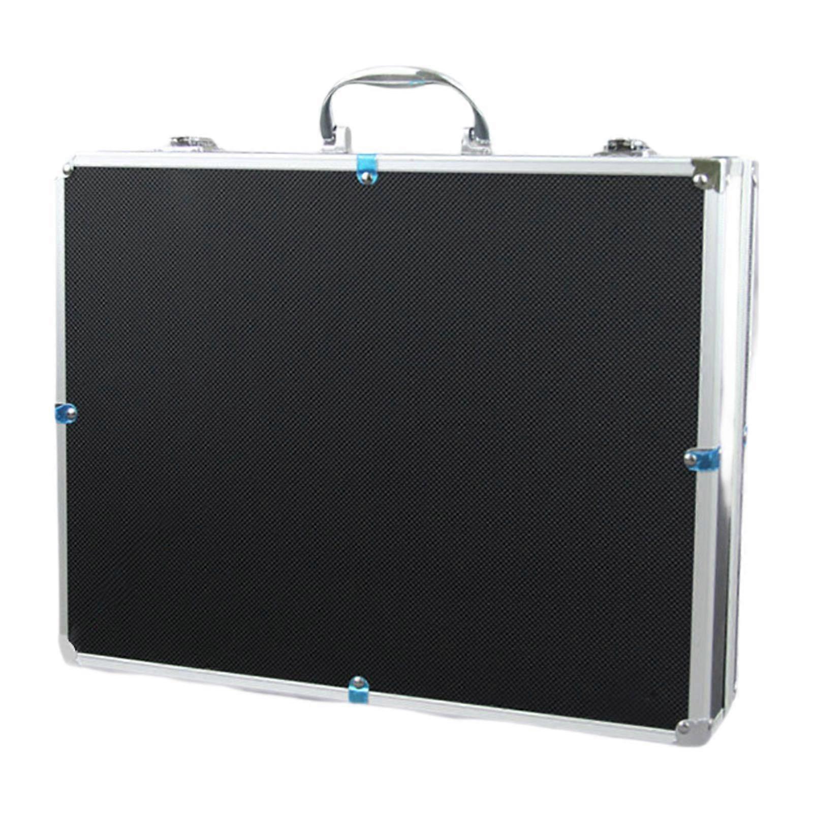 Mikrofon Hårdt Etui Fire Kanals Mikrofon Opbevaring Til Udendørsaktivitet KTV Fest Sort