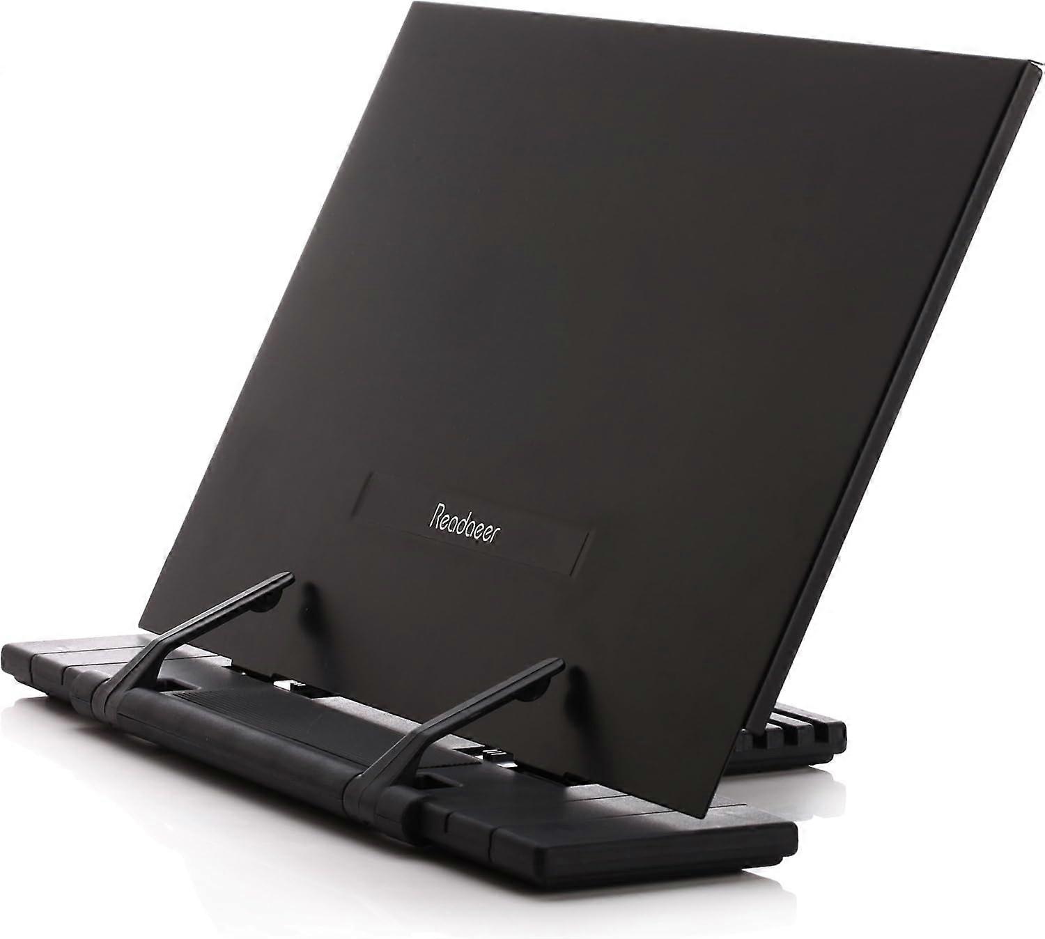 Ergonomic Design Desktop Document Book Holder, Adjustable Positions Metal Book Stand for Multi-Purpose Use, Perfect for Books, Tablets, Cookbooks,