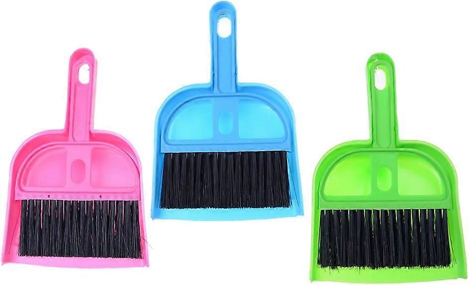 Compact Brush Set for Desktop, Laptop, Car - Mini Dust Pan and Brush Kit for Quick Cleanup