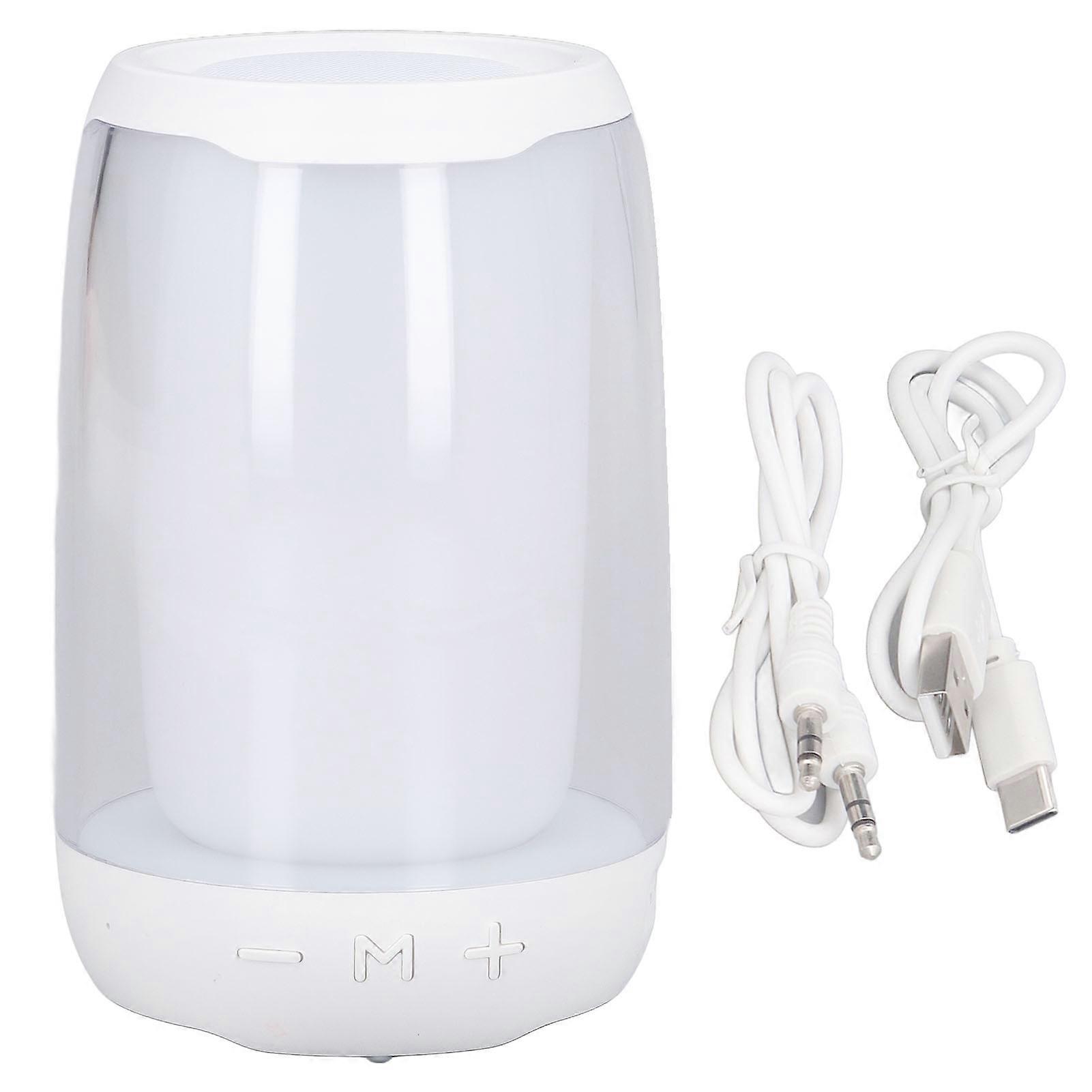 10 Meters Wireless Speaker with High Definition Stereo Sound, FM Radio, Mini LED Light and Portable Design