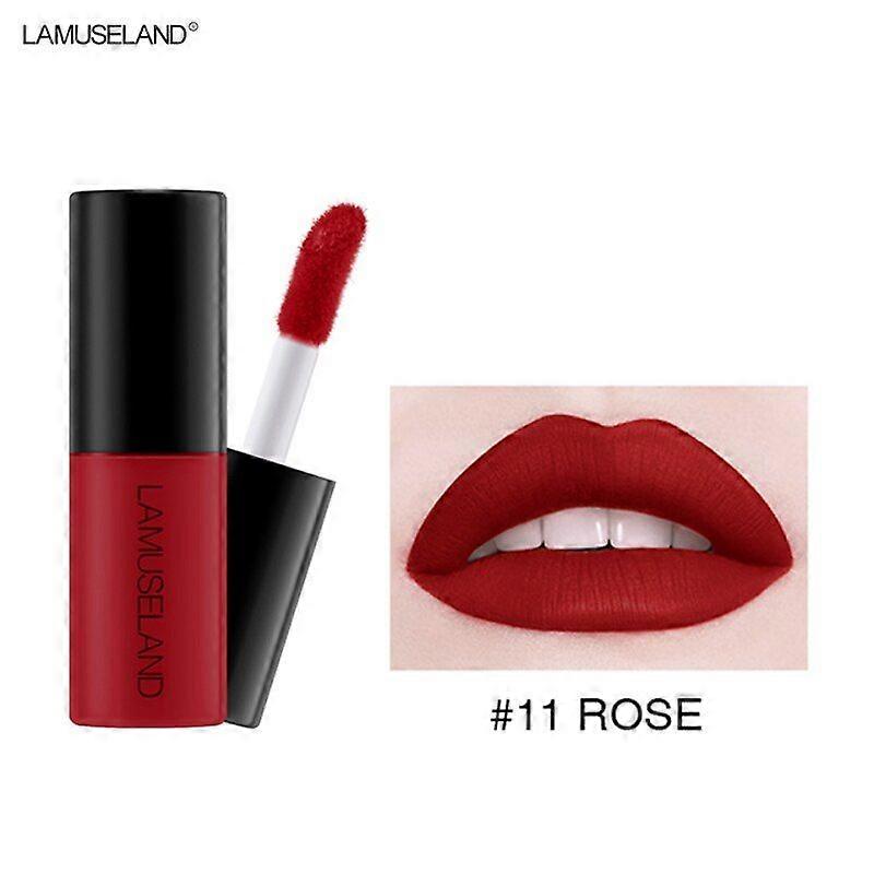 12 Color Lip Gloss Sample Matte Long Lasting Non-stick Cup Liquid Lipstick