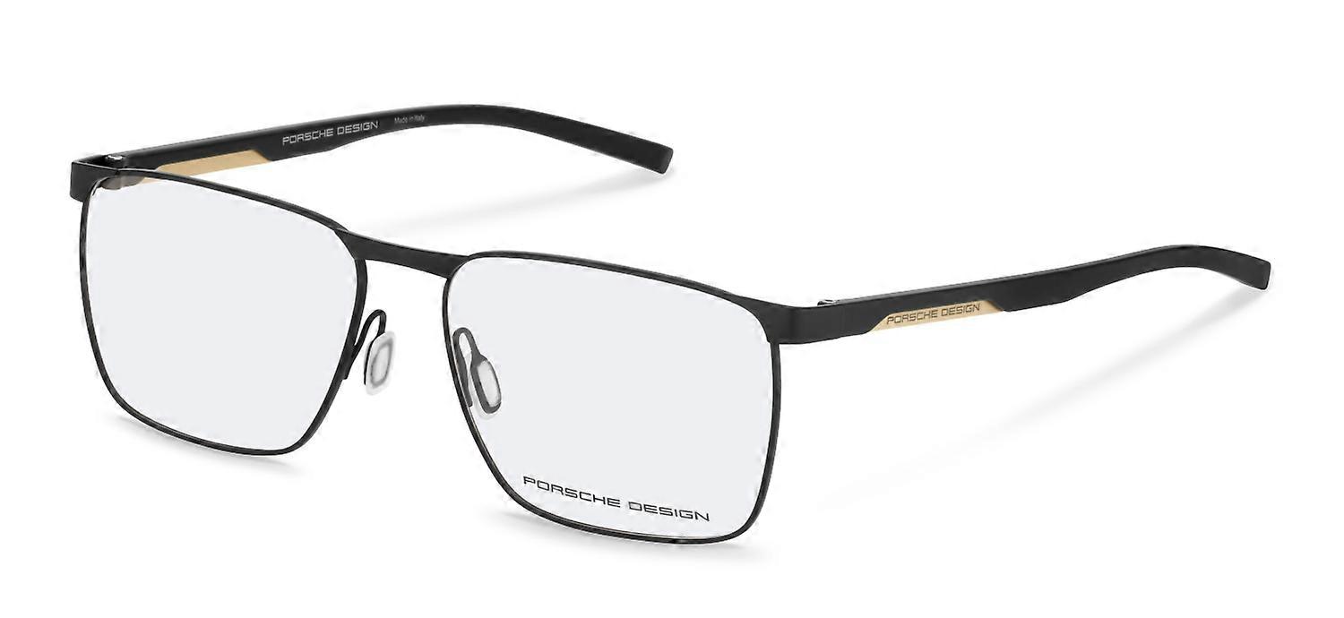 Eyewear Frames Porsche Design P8776 A000 black/gold 56/16/140 MAN