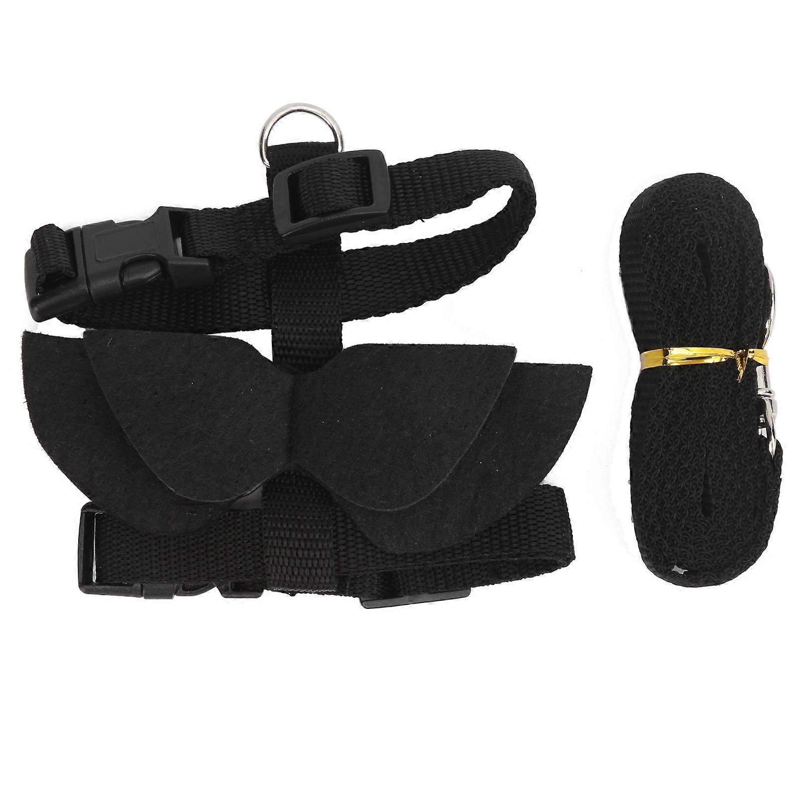 Pet Rabbits Harness Walking Harness and Leash Set with Wing for Small Animal