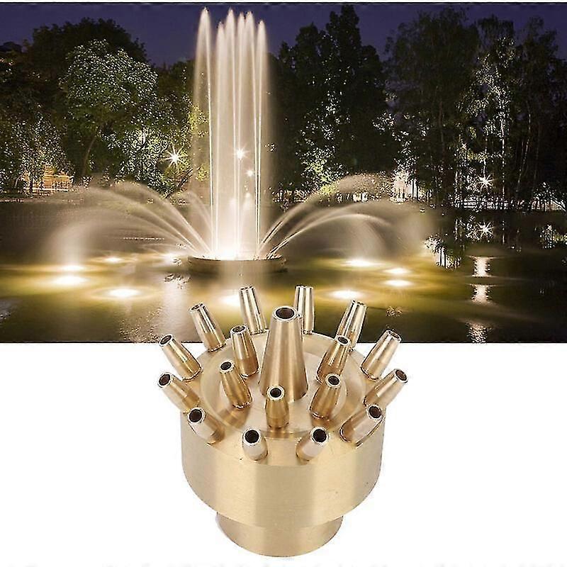 DN40 female thread fountain nozzle 3 layer diffusion landscape spray head for pool SPA