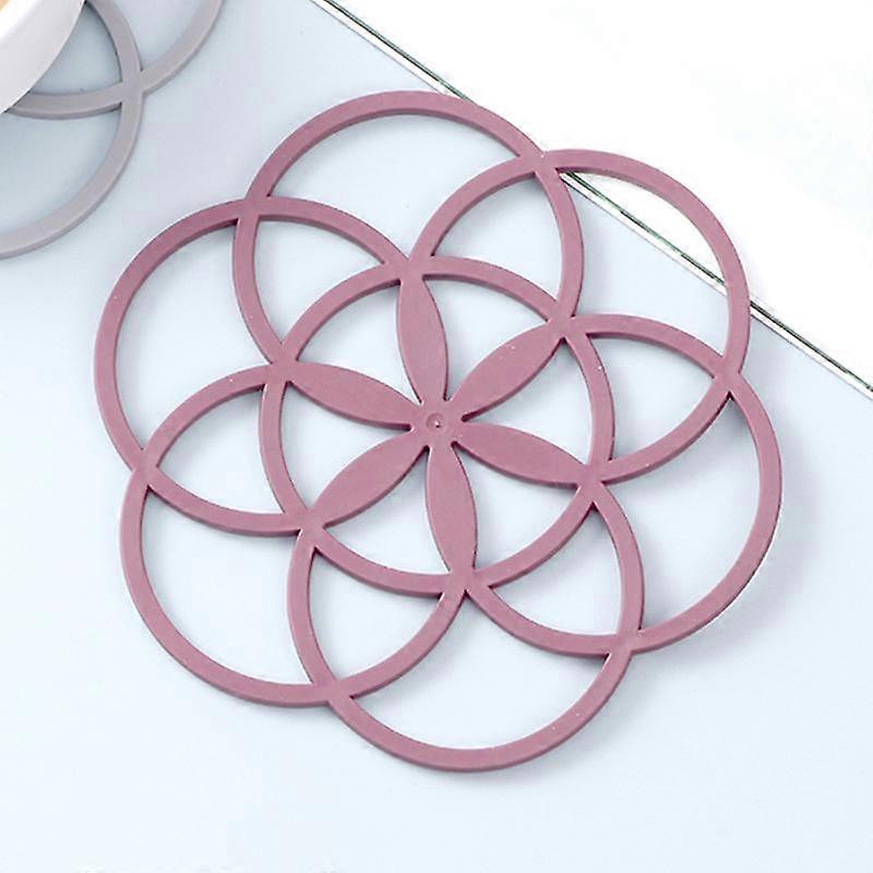 1 Pcs Kitchen Creative Silicone Insulation Pad Thickened Table Pot Bowl Pad Plate Anti-scalding Anti-heat HMKH YSXX