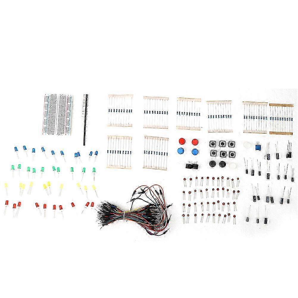 Circuito Resistor Buzzer Capacitor Circuito Placa de Teste LED Componente Elétrico Presentes Iniciantes