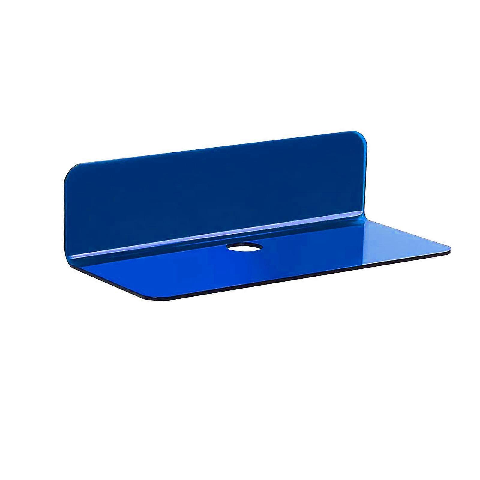 Acrylic Floating Shelf Display Stand Wall Mounted with Hole Display Ledge Shelf