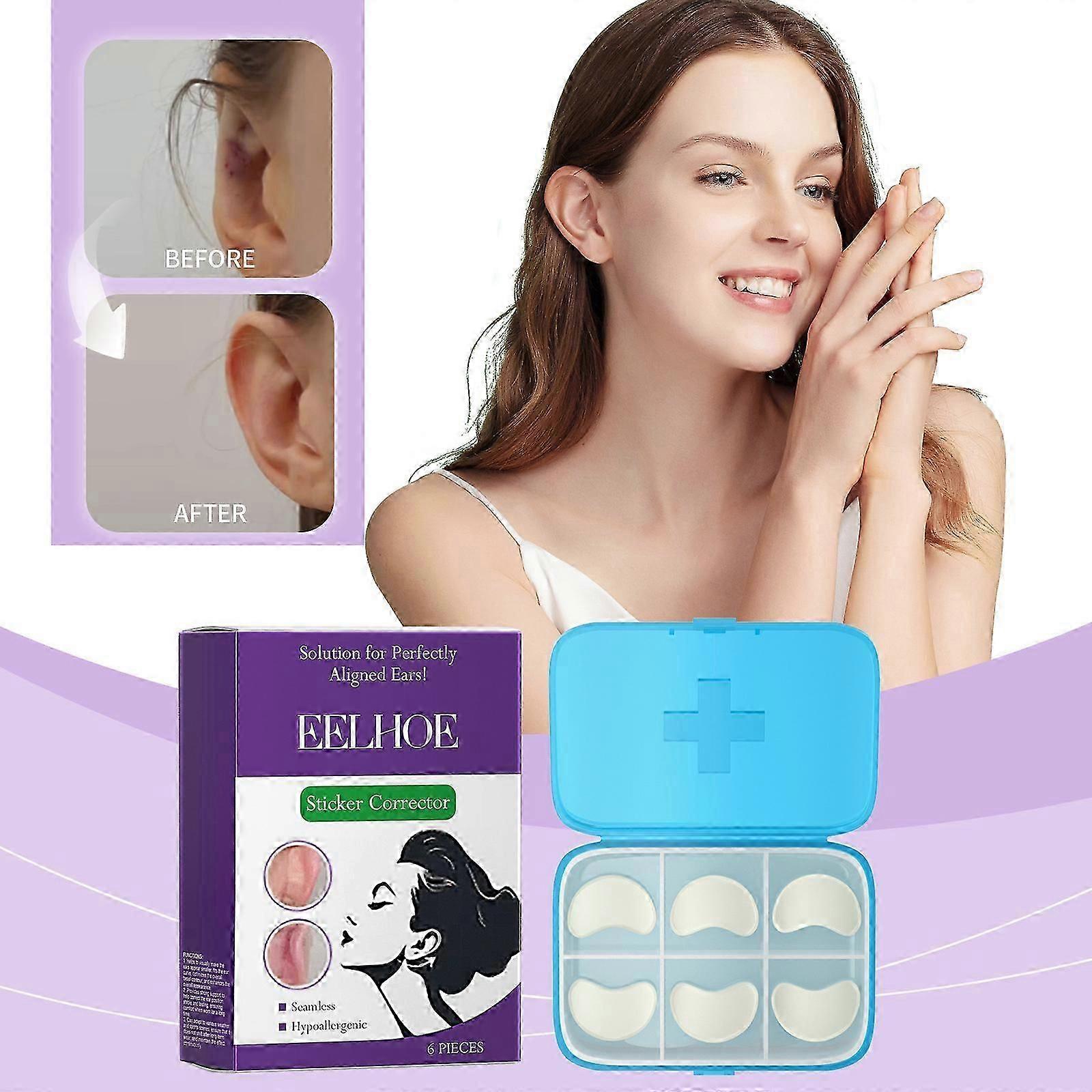 Ear fixation patch, modify ear contour retainer patch, stable support ear, invisible breathable fit ear line