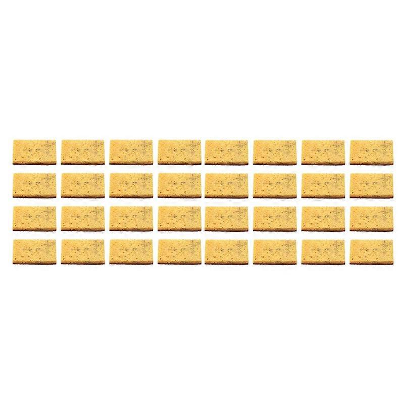 32Pcs Biodegradable and Compostable Sponges Scouring Pad,Palm Fiber