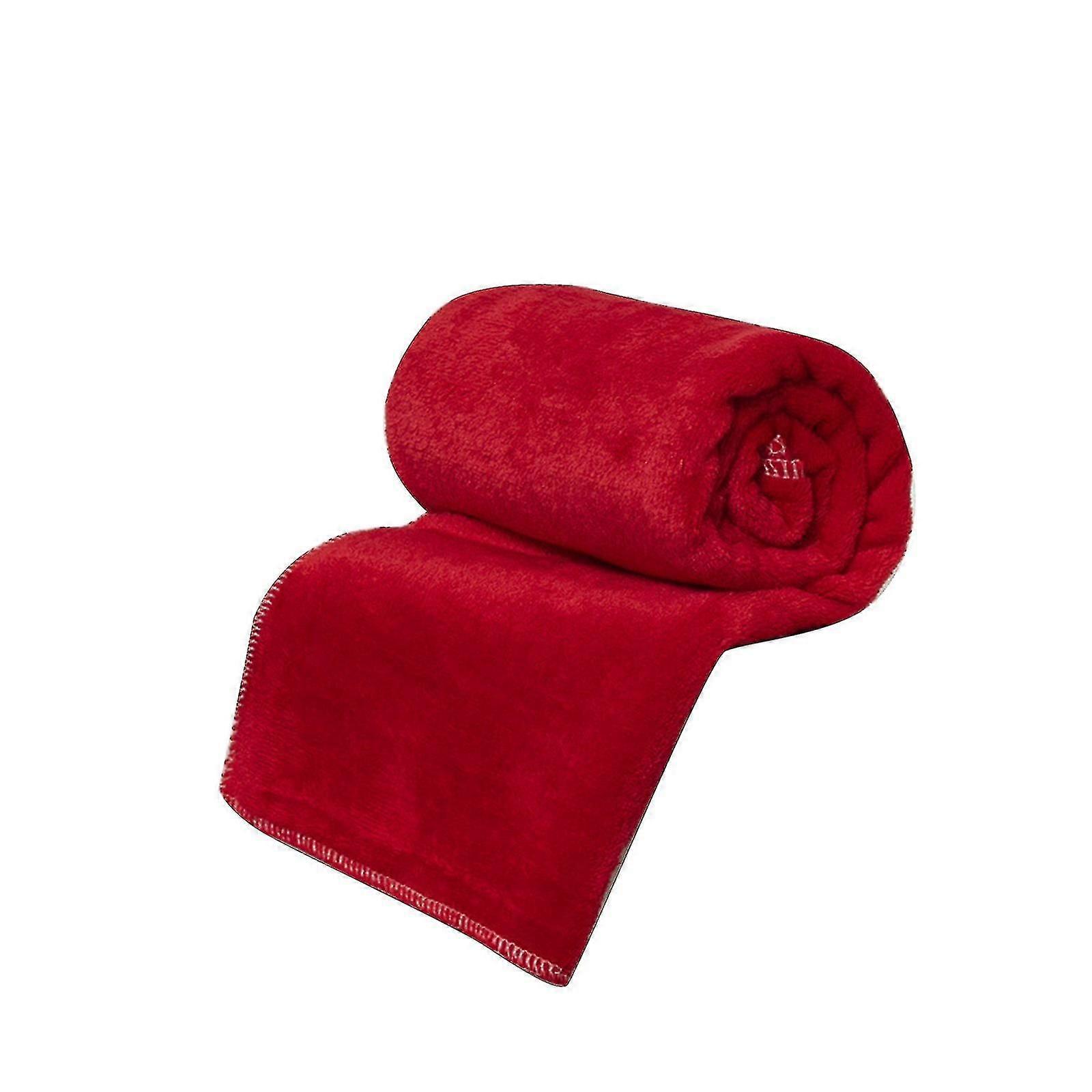 Super Soft Warm Solid Warm Micro Plush Fleece Blanket Throw Rug Sofa Bedding