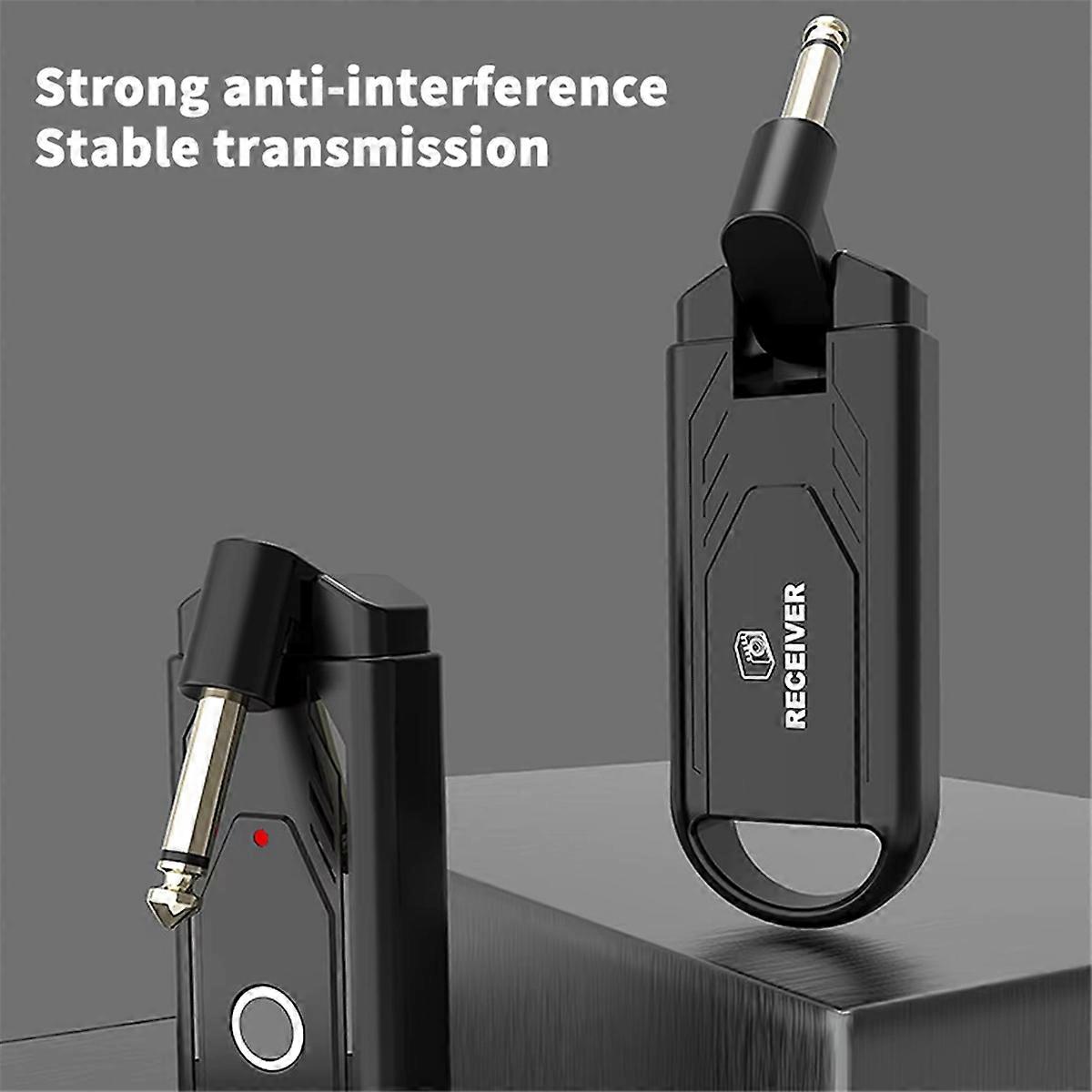 Guitar Wireless Transmitter Receiver Audio System for Electric Drum Bass Digital Saxophone Piano Mus