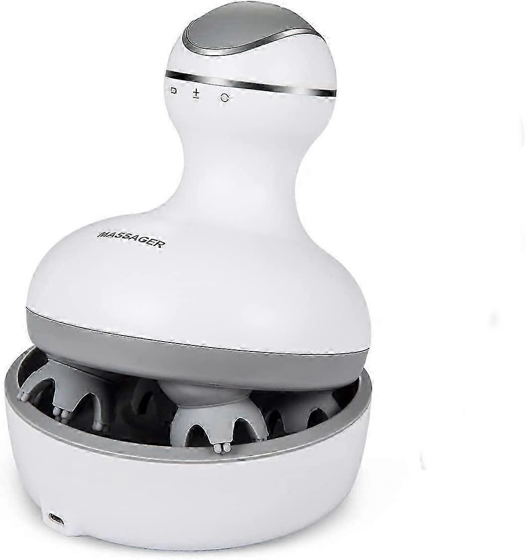 Cordless Hair Scalp Massager-Handheld Portable Electric Head Massager for Hair Growth,Deep Clean and Stress Relax,Gifts for Mum/Dad