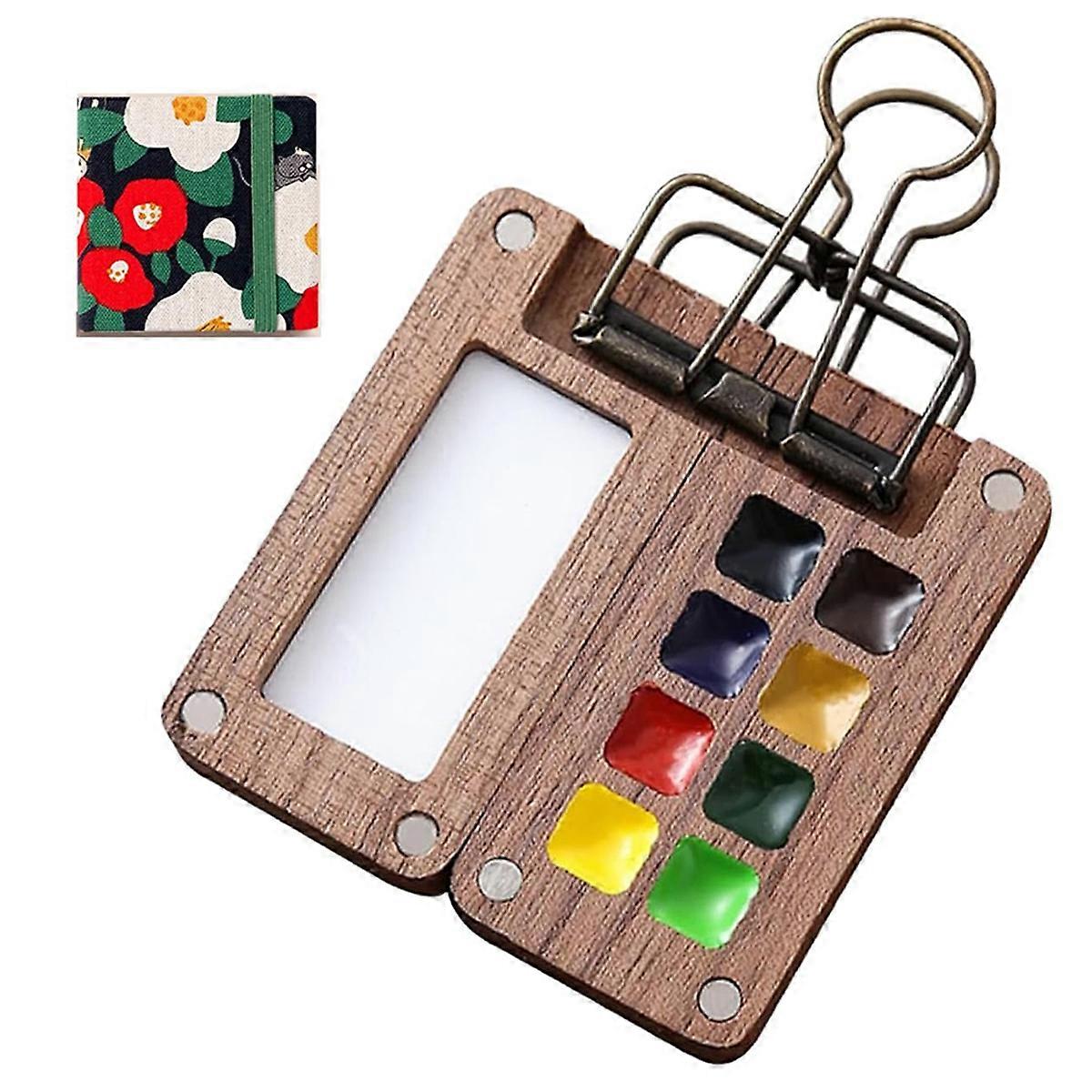 Travel Ready Paint Palette Bundle,Mini Travel Paint Palette D