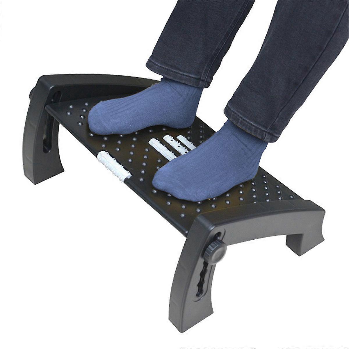 Under Desk Footstool, Step Stool, Height Adjustable for Home Office