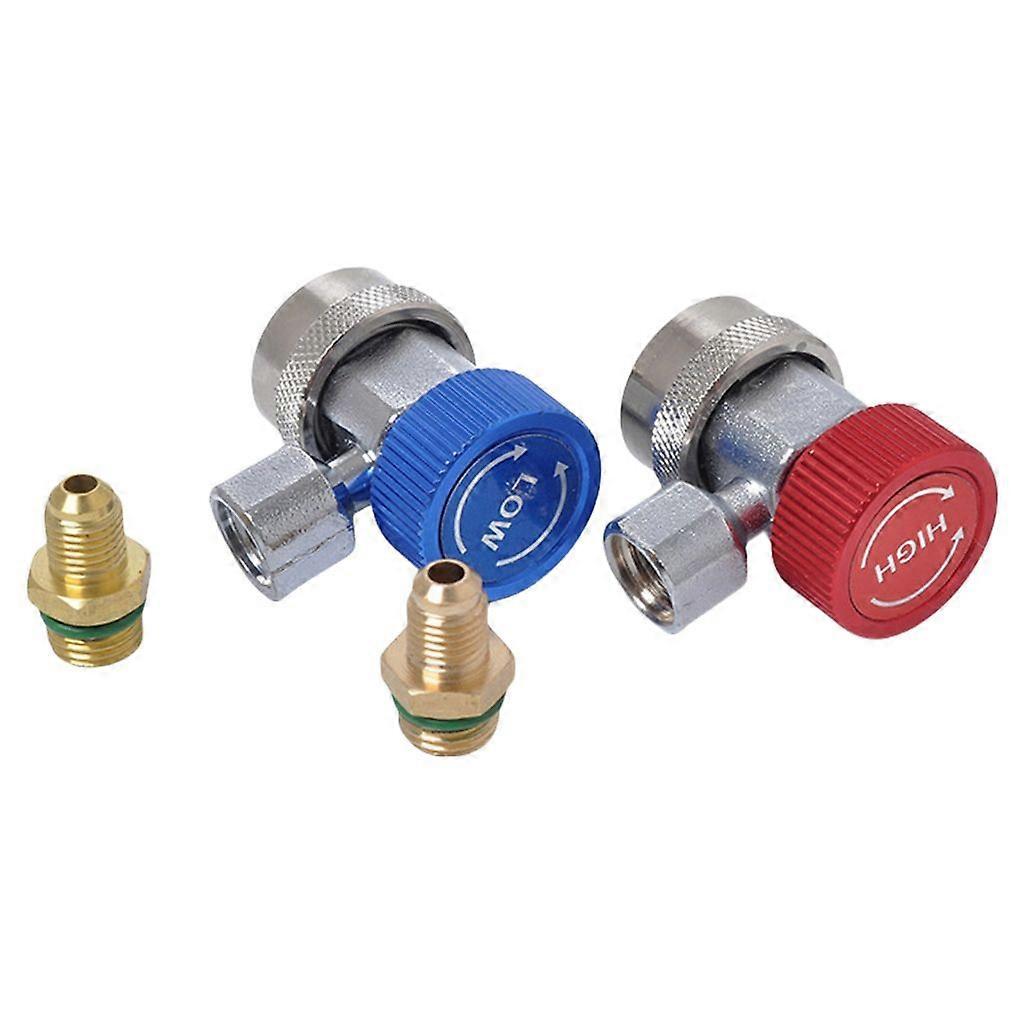 Freons R134A Car Air Conditioner Adapter Quick Coupler Connector Accessory