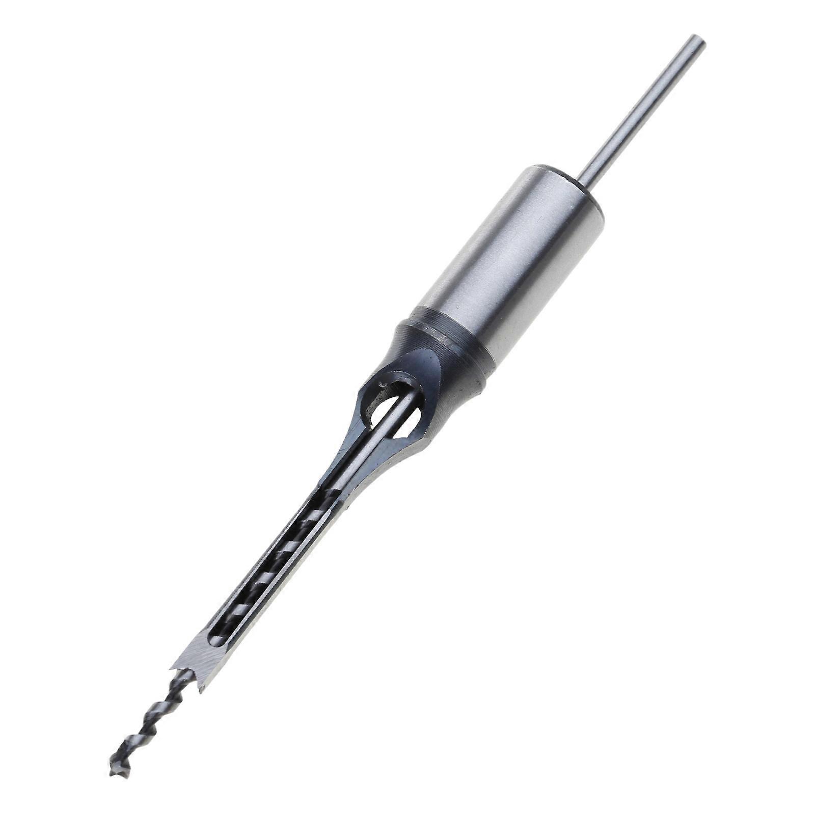 Woodworker Square Hole Drill Bits Woodworking Mortiser Square Drill Bits Steel Hardness for Sharp Durable Mortising Ch