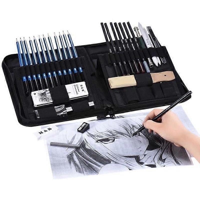 Professional Sketch Kit Contain 40pcs Willow Leaves Tool- Sketching Tools