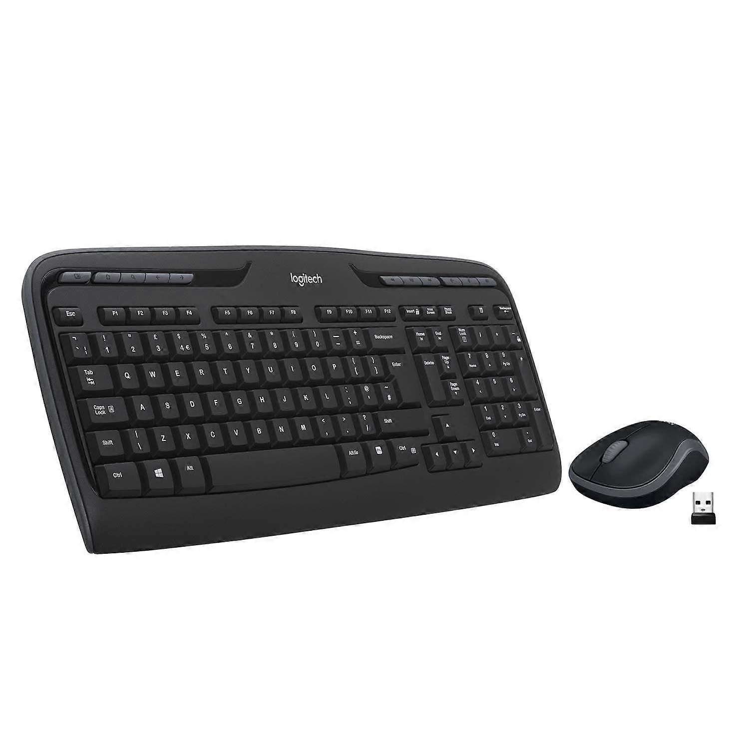 Wireless Keyboard and Mouse Combo for Desktop Entertainment