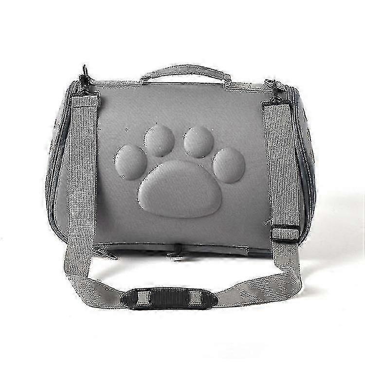 Bird Cage Bird Baths Cats And Dogs Go Out Portable Breathable Foldable Eva Pet Bag Size:432526cm Gray