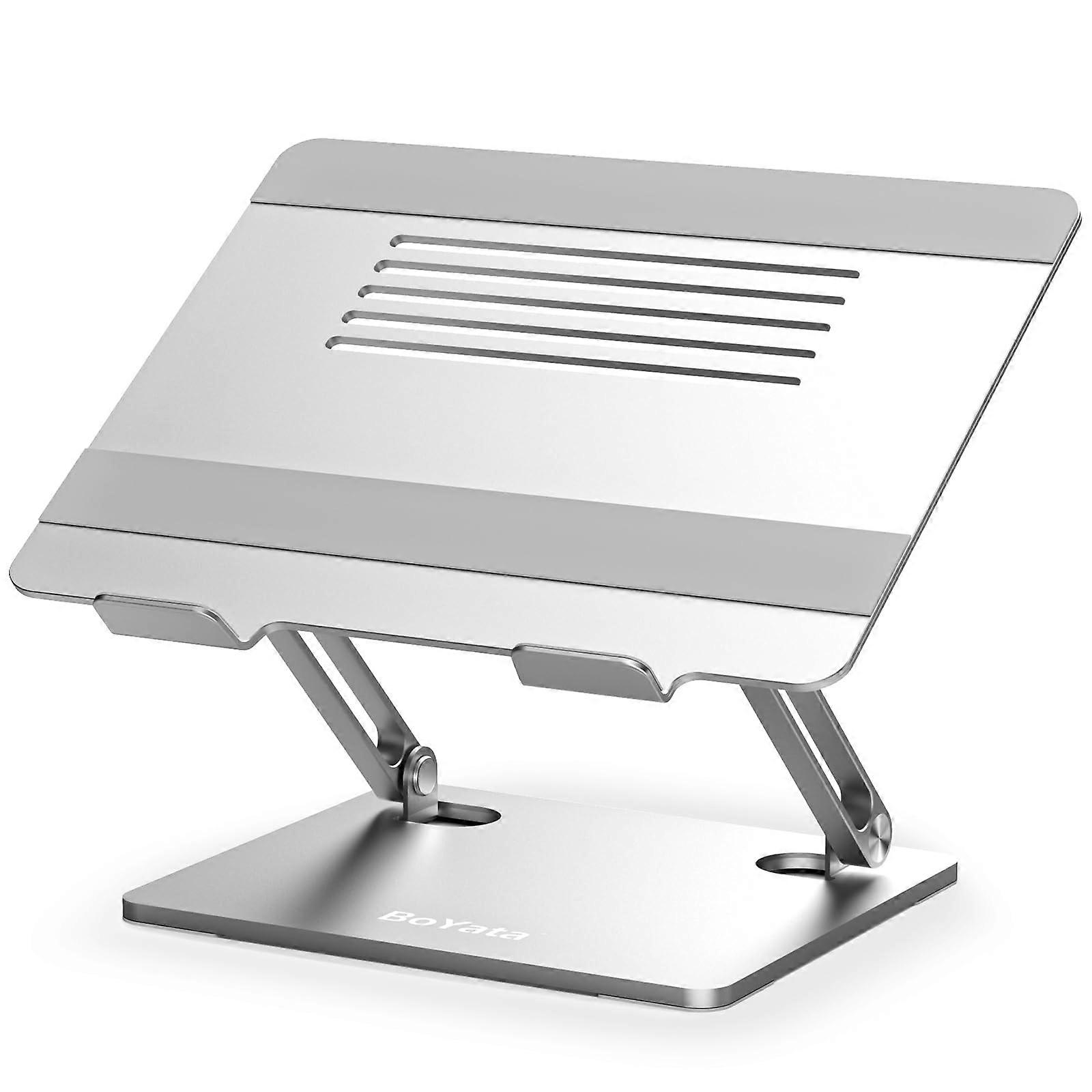 Adjustable Non-Slip Laptop Stand for 15-Inch Laptops - Sturdy, Ergonomic Desktop Holder with Anti-Skid Design