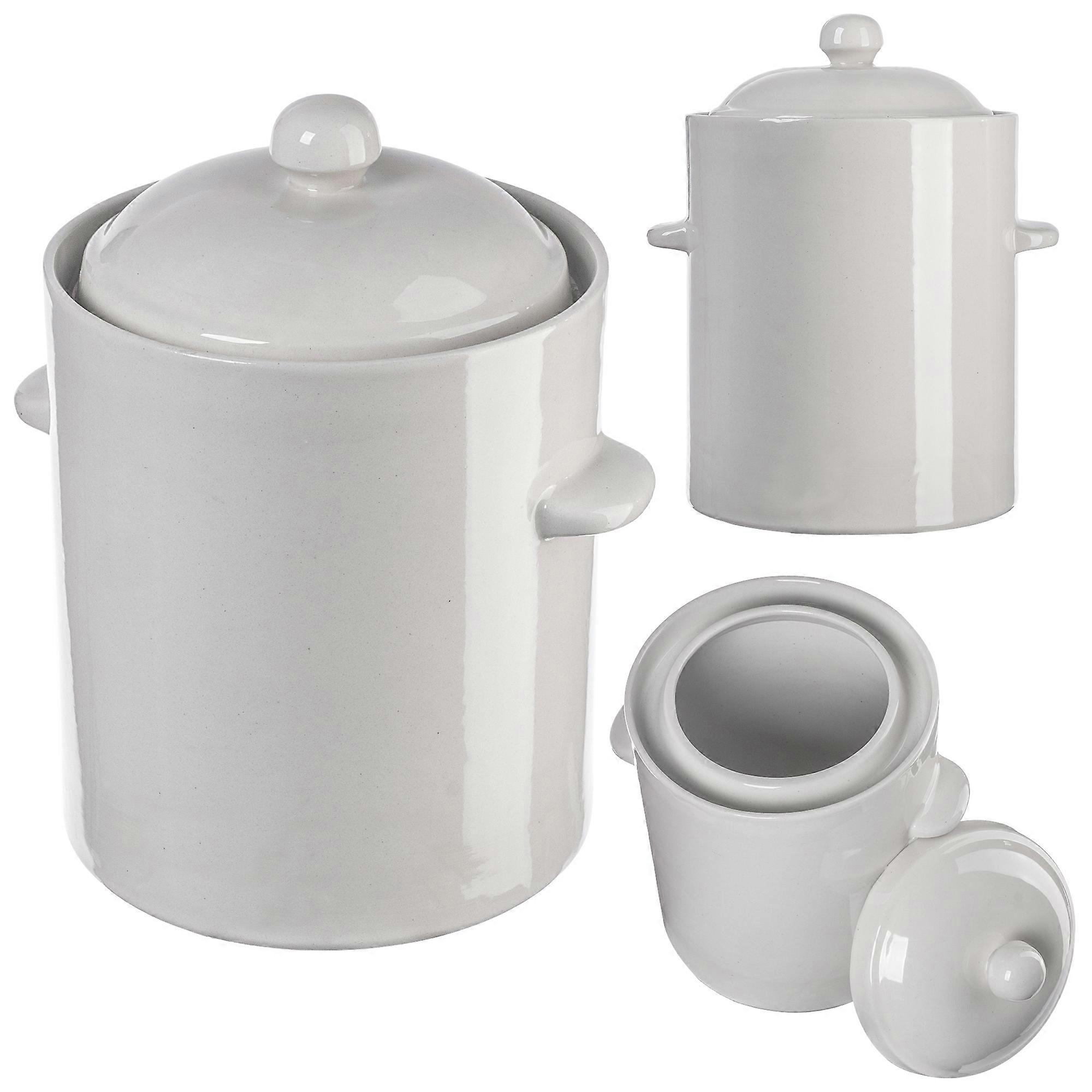 KADAX Barril Maceta de Decapado con Collar 5L