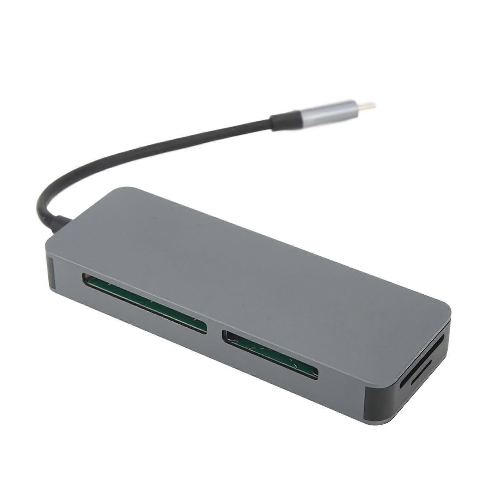 USB C Hub Multifunktion 8 Ports Slim Portable Typ C 3.0 Hub Adapter für U Disk Mouse Card Reader Gamepad