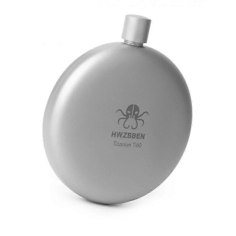 Titanium Hip Flask Pocket Alcohol Whisky for Backpacking Picnic Travel