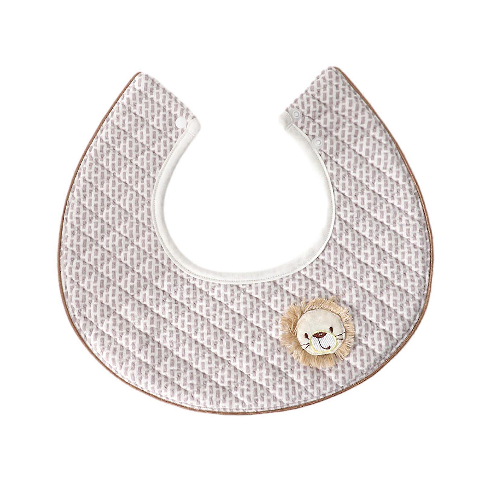 Stylish & Practical Baby Drool Bibs Cute & Functional Baby Spit up Bibs Bear Rabbit Pattern Perfect for Feeding Teething