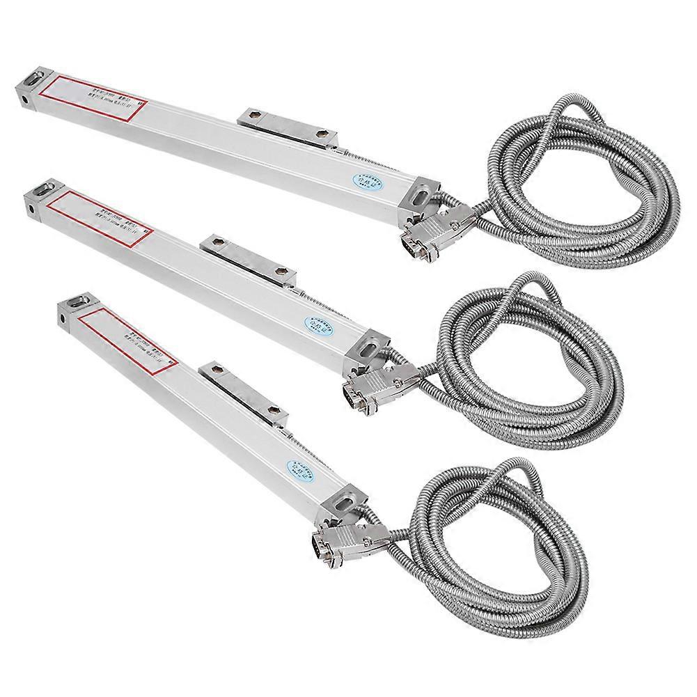 3 PCS Linear Encoder 2AE/3AE Axis Readout DRO Linear Scale for Industrial Measurement Tool0-50mm / 0-200mm / 0-300mm