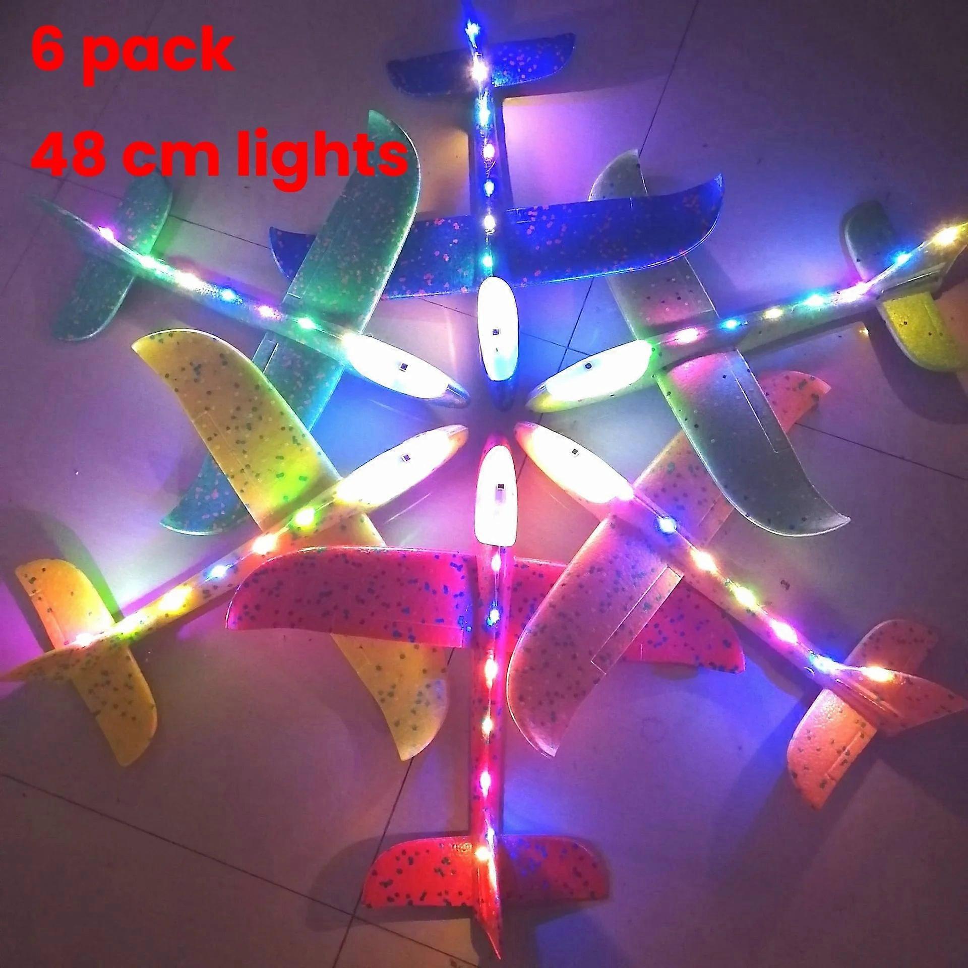 Kids 48cm Foam Glider Plane Toy - Outdoor Educational Diy Model Airplane
