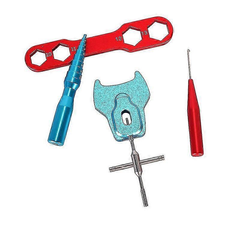 بكرة تحمل دبوس مزيل ، سبائك الألومنيوم الصيد بكرة بكرة تحمل دبوس مزيل - سبائك الألومنيوم بكرة دبوس بولر مناسبة For4pcsmulticolor