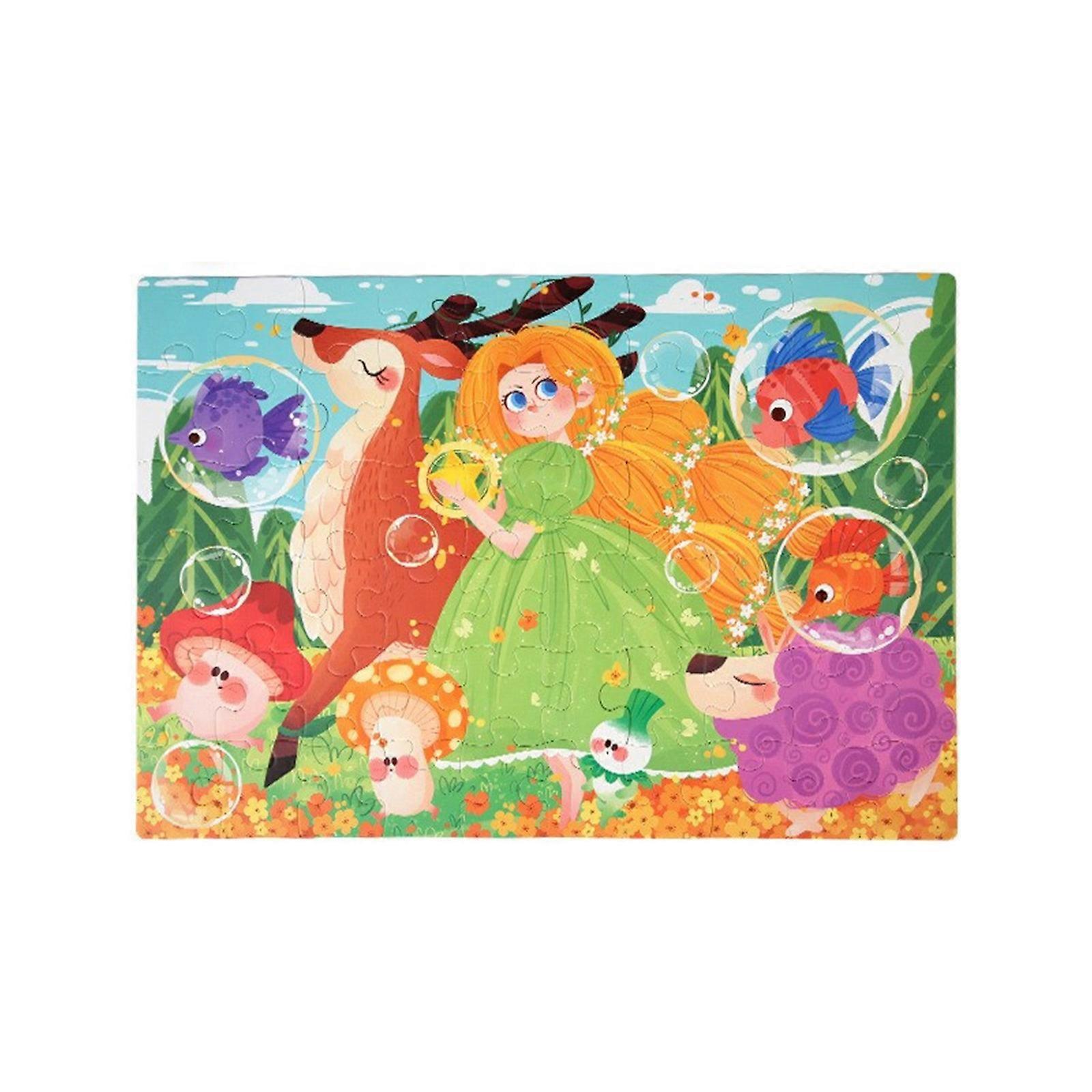 Jigsaw Puzzle Toy Educational Child Brain Development for Kid Ages 3-6 Explore Imagination Childhood for Preschool